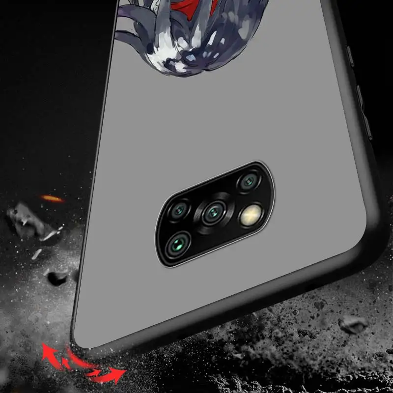

Danganronpa anime for Xiaomi Redmi K30 K30S Mi 10T Lite Pro Poco X3 NFC X2 M3 M2 F2 Pro C3 F1 Soft Black Phone Case
