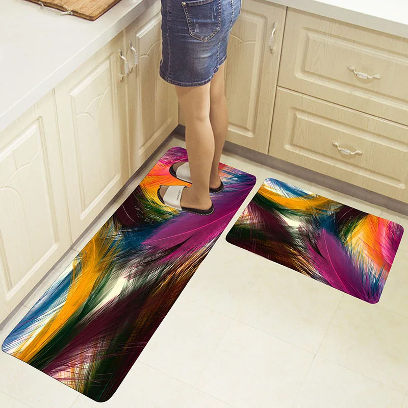 2 шт./компл. Кухня коврик в виде Карли с абсорбирующий нескользящий для ванной и