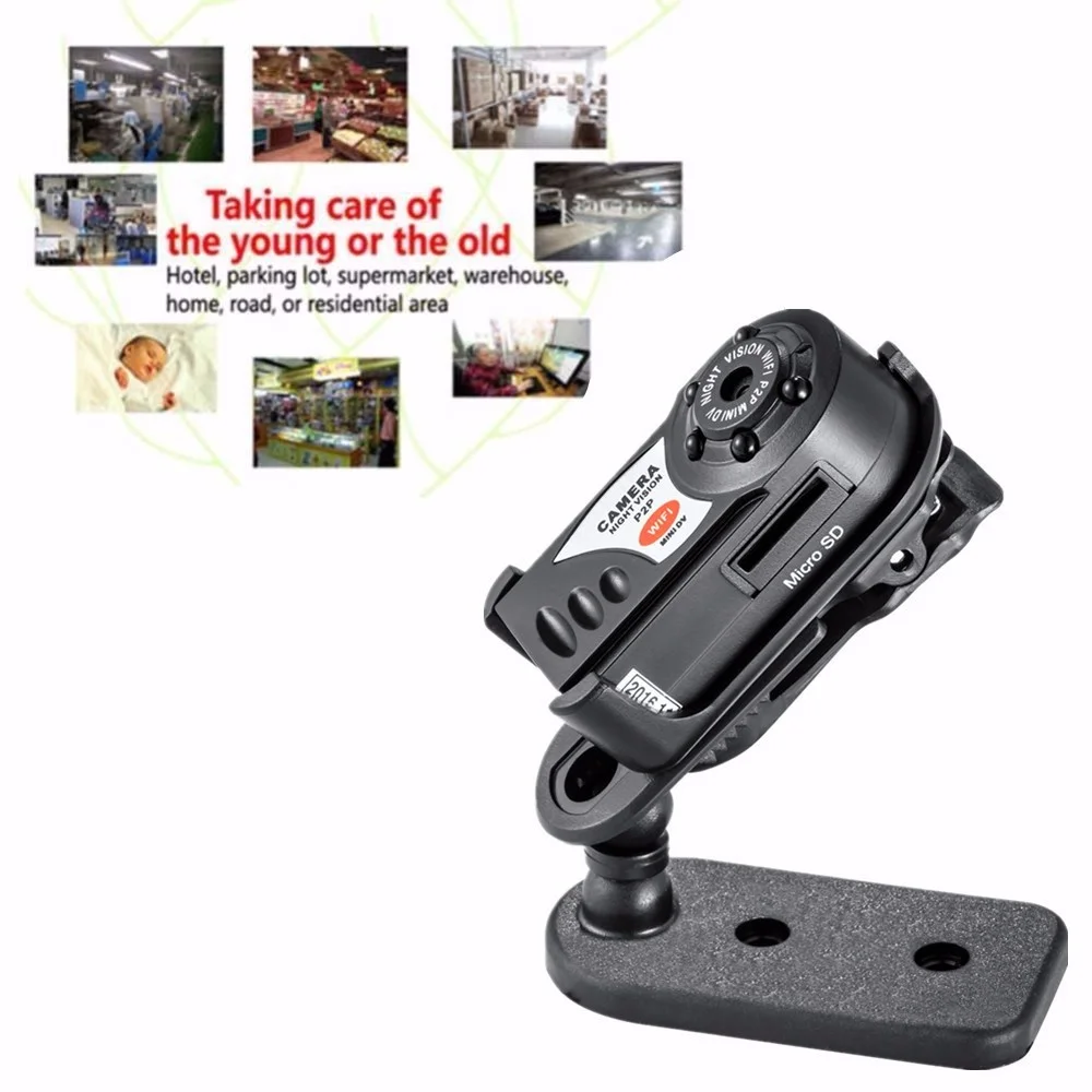 Мини камера 480P Wifi DV DVR IP Cam видеокамера регистратор инфракрасное ночное видение|ip