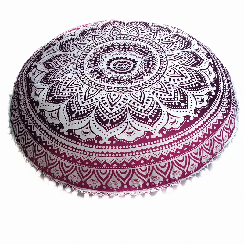 43/73 см круглый в виде индийской мандалы шаблон подушка чехол для подушки стиле
