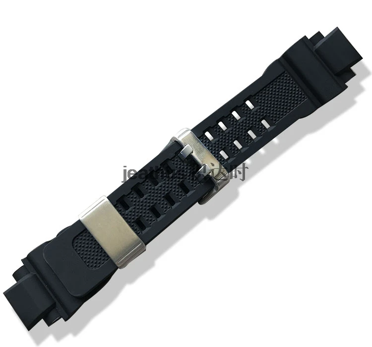 Браслет Jeathus силиконовый резиновый ремешок для часов casio GW-4000/GA-1000/GW-A1000/GW-A1100/G-1400