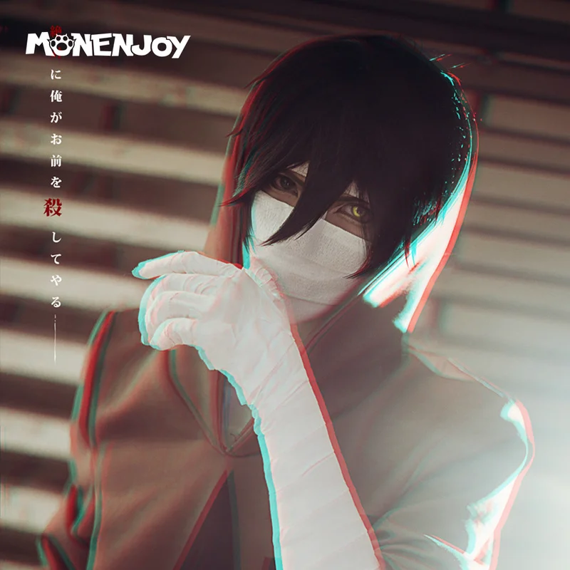 Парик для косплея Monenjoy с ангелами смерти Айзек Фостер Зак черные короткие волосы