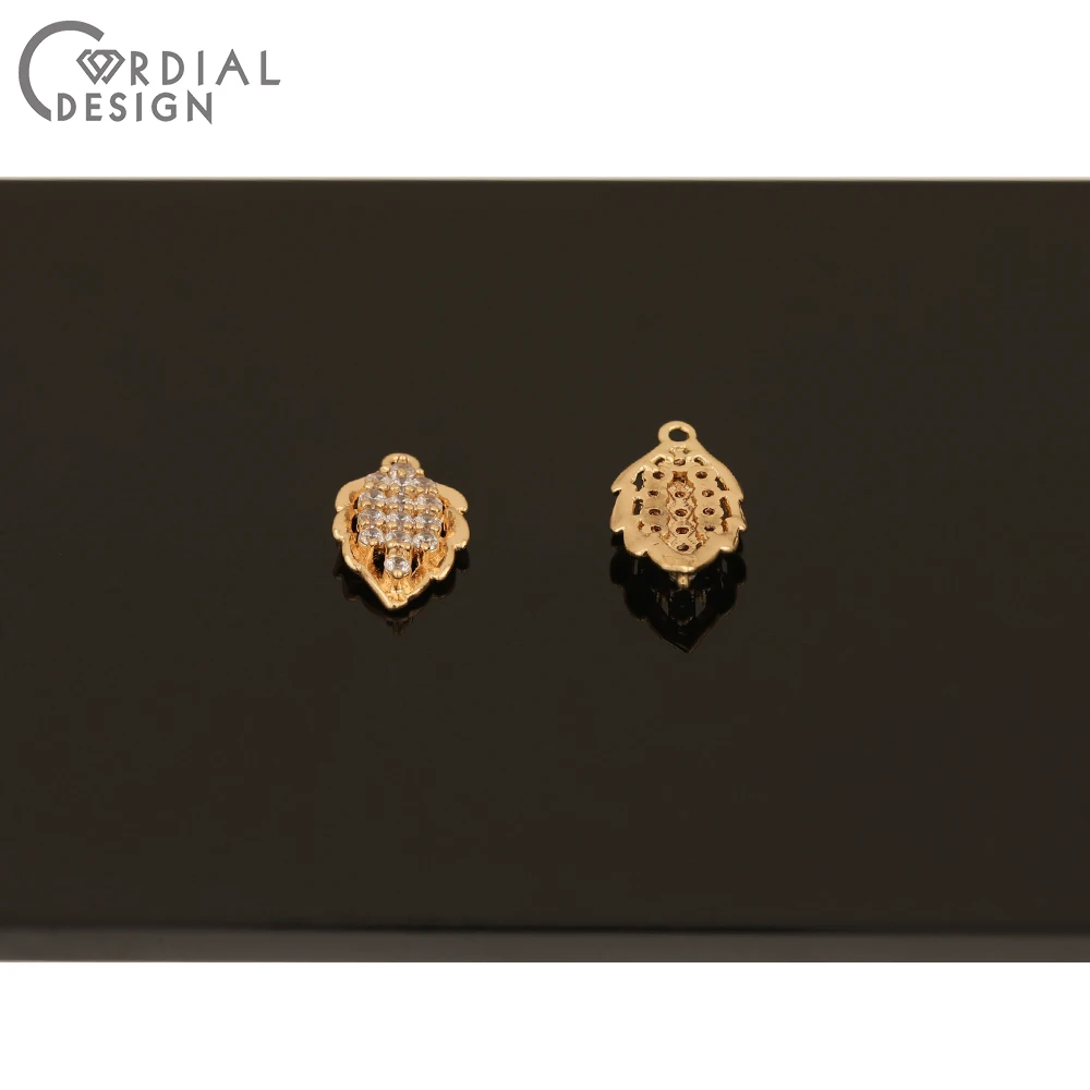 

Cordial Design 50Pcs 9*17MM Earrings Accessories/DIY Pendant/Hand Made/Jewelry Findings & Components/Earring Making/CZ Charms