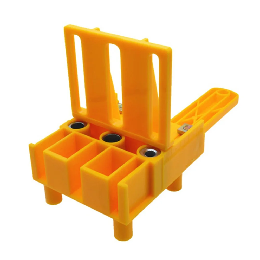 

Drill Guide Hole Punch Locator Tools Dowel Handheld Easy To Carry Clear Calibration Opener Portable Woodworking Bit Jig Puncher