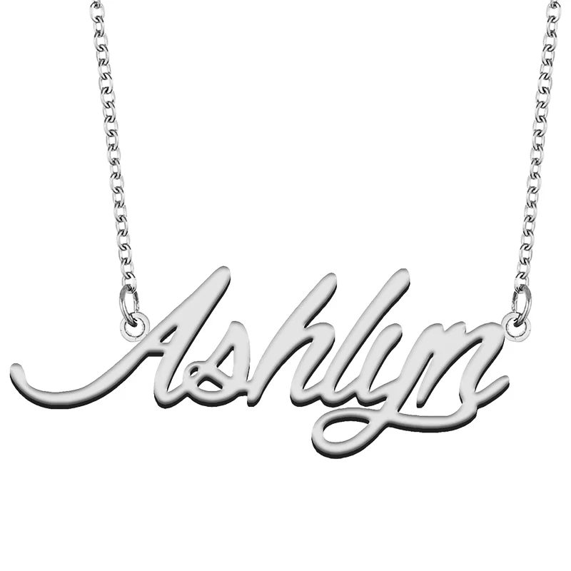 Ashlyn Custom Name Necklace Customized Pendant Choker Personalized Jewelry Gift for Women Girls Friend Christmas Present