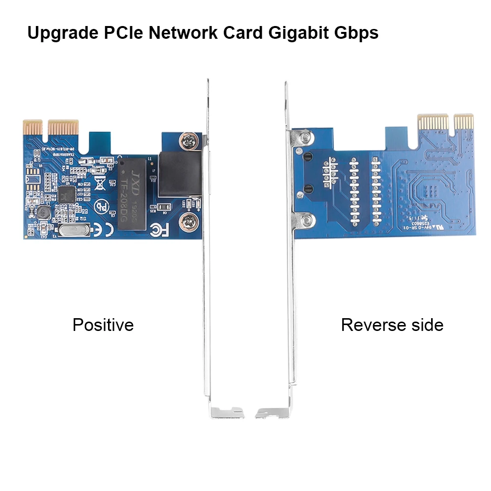 Upgrade PCIe Network Card Gigabit Ethernet Rtl8111EE&F 1000M Gbps PCI-X RJ45 IEEE 802 LAN Internal WiFi Adapter for PC Desktop недорого