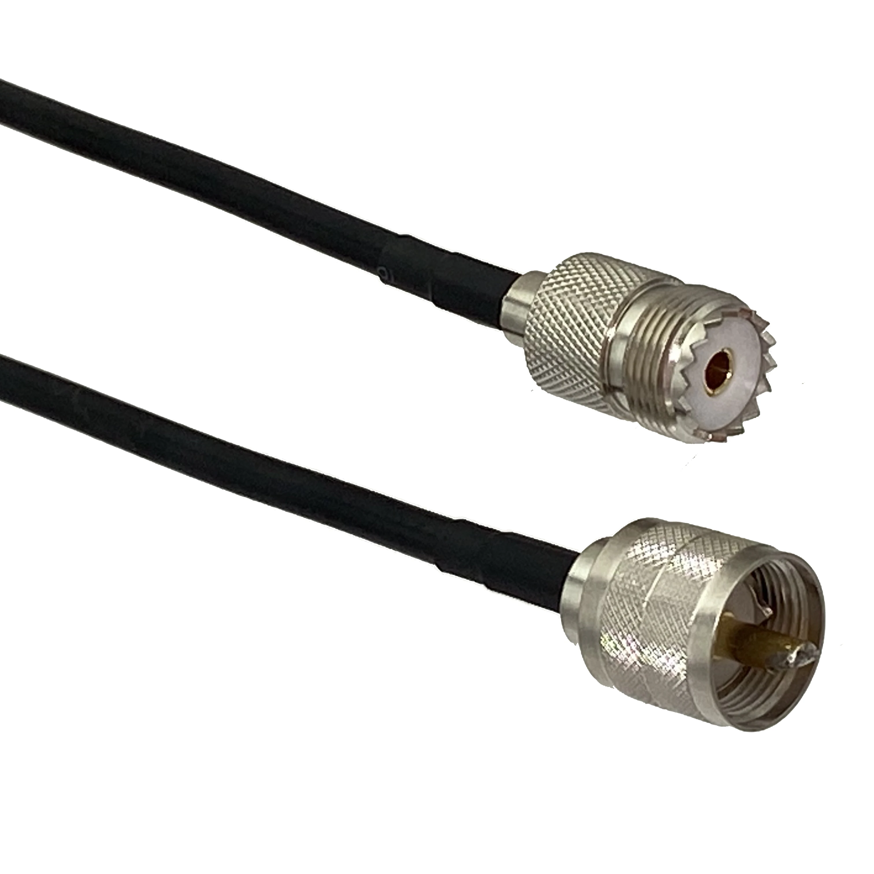 

Кабель RG58 UHF PL259 штекер к UHF SO239 гнездовой разъем обжимной RF коаксиальный Перемычка отрезок прямые клеммы 6 дюймов ~ 10 м
