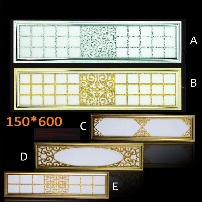 

15pcs/lot 3 Years Warranty 600*150 30W Panel Lamp Ac85-265v Square Pannello Led Ceiling Lights For Home Kitchen Decor