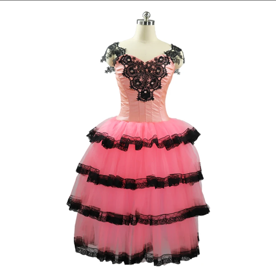 Бесплатная доставка испанское профессиональное танцевальное балетное платье