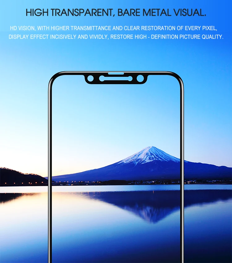 Для iPhone XS протектор экрана IPAKY для iPhone XS MAX полное покрытие 9H 5D Закаленное стекло пленка для iPhone XR стекло протектор экрана