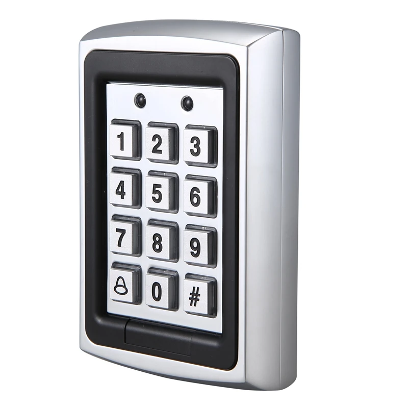 waterproof metal rfid access control keypad password card reader keypad key fobs password access lock door access control system free global shipping
