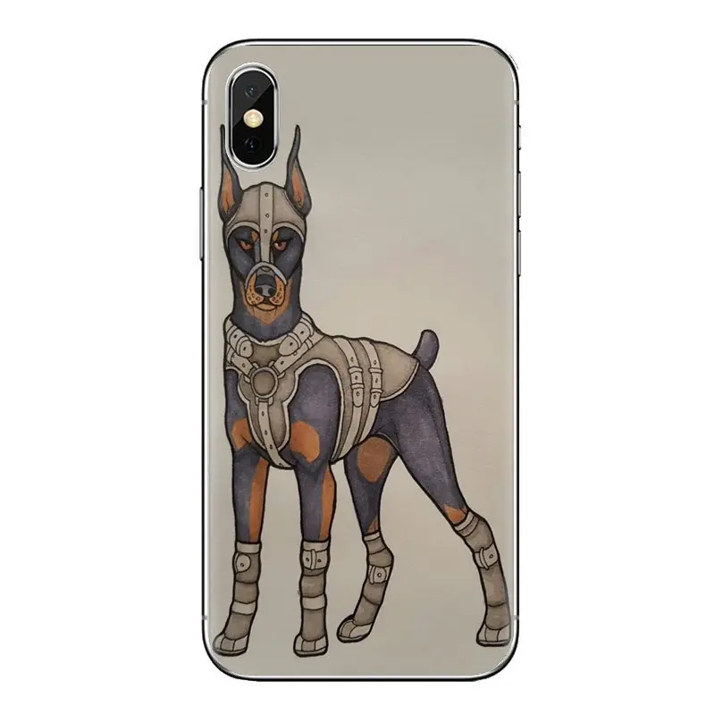 Transparent Soft Shell Covers For Xiaomi Redmi 4A S2 Note 3 3S 4 4X 5 Plus 6 7 6A Pro Pocophone F1 funny Dachshund doberman |