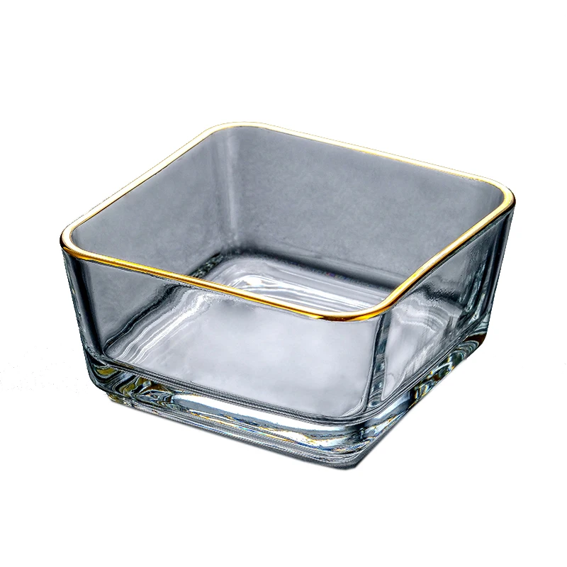 

ZJSM Modern Living Room Snack Bowl glass Double Layers Snack Storage Box Bowl Lazy Fruit Plate Bowl