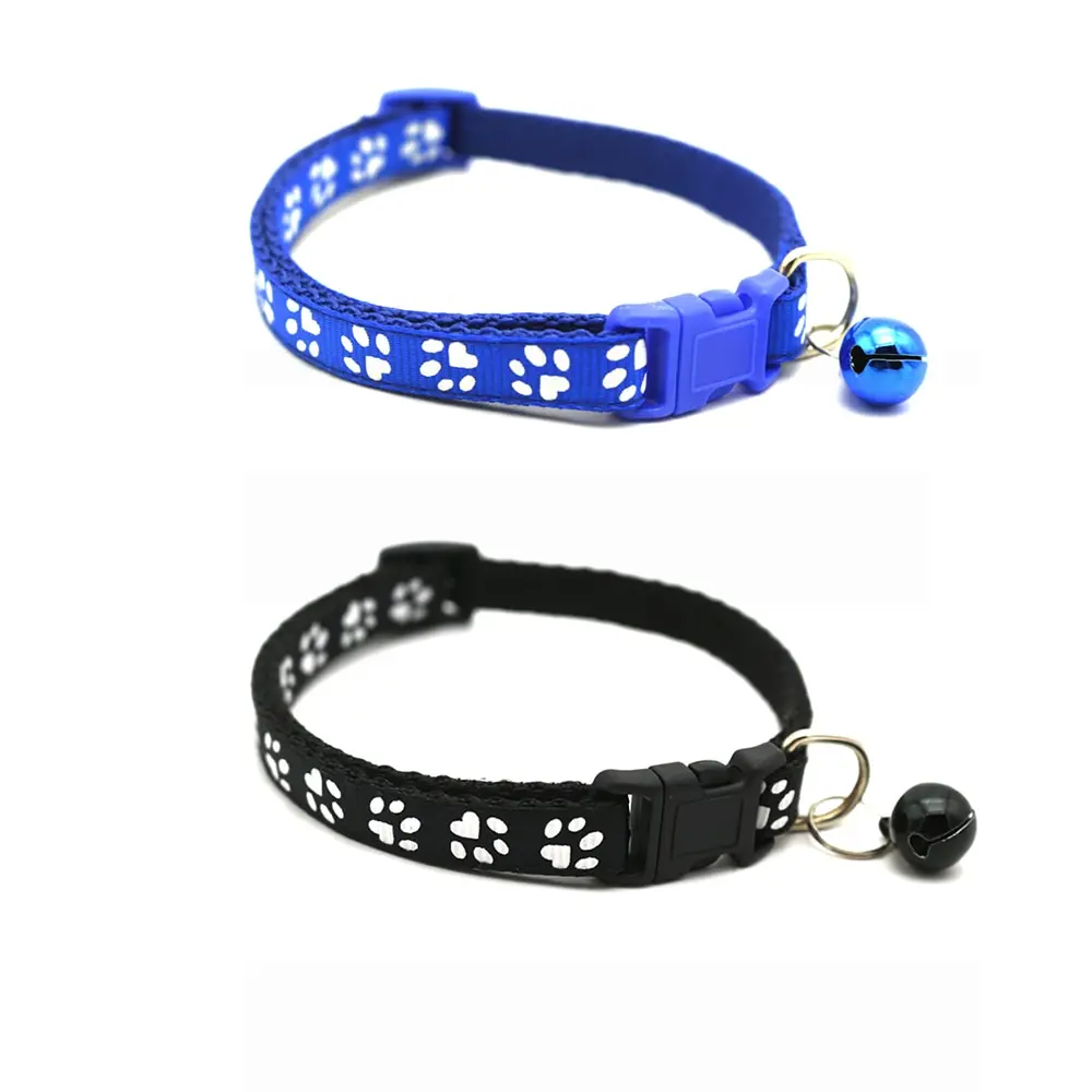 

8 Colors Pet Supplies Cat Collar With Bell Adjustable Buckle Collar Cat Pet Supplies Cat Accessories Collar Small Dog Chihuahua