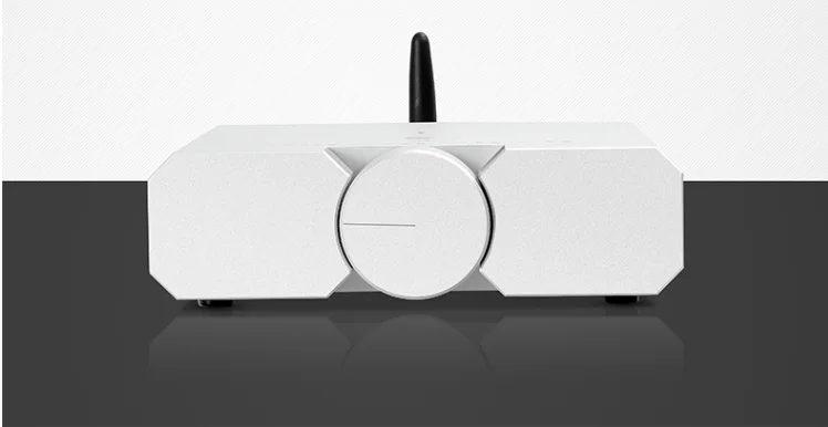 Silver Kaolanhon высокого класса HiFi USB Bluetooth 5,0 аудио усилитель мощности стерео усилитель для наушников MOSFET 100 Вт* 2 - Цвет: Silver