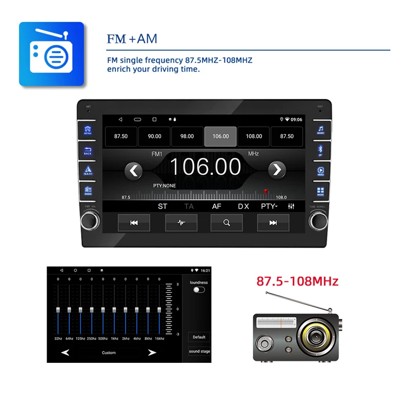 jmance 1din car radio 9 gps android 9 1 car multimedia player for volkswagen nissan kia toyota skoda car stereo free global shipping