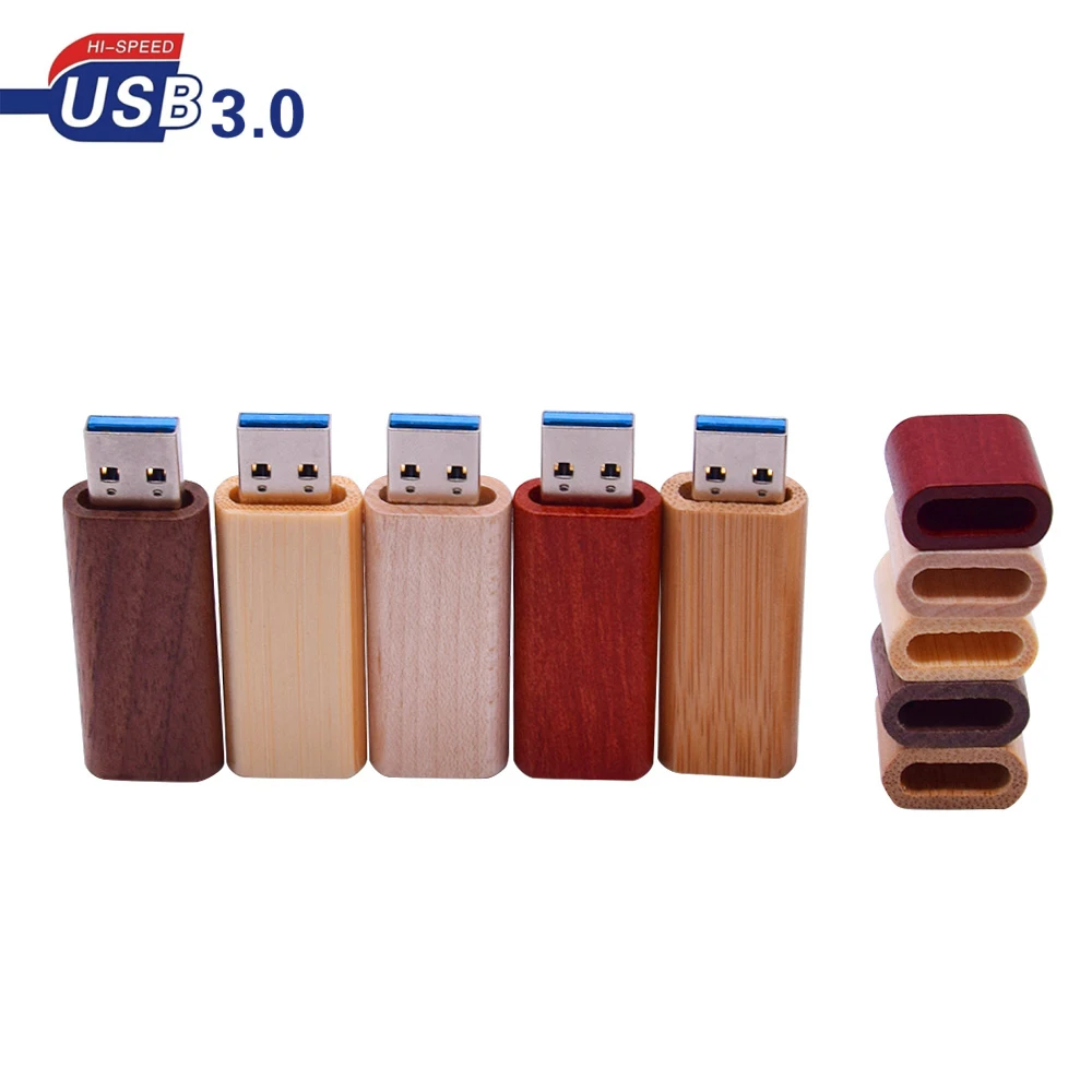

USB 3.0 High Speed Wooden Bamboo USB Flash Drive Pen Drive Wood Pendrive 4GB 16GB 32GB 64GB Creativo 10PCS Free Logo Wedding