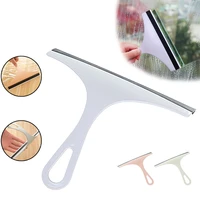 1pcs household cleaning bathroom mirror cleaner with silicone blade holder car glass shower squeegee window glass wiper scraper