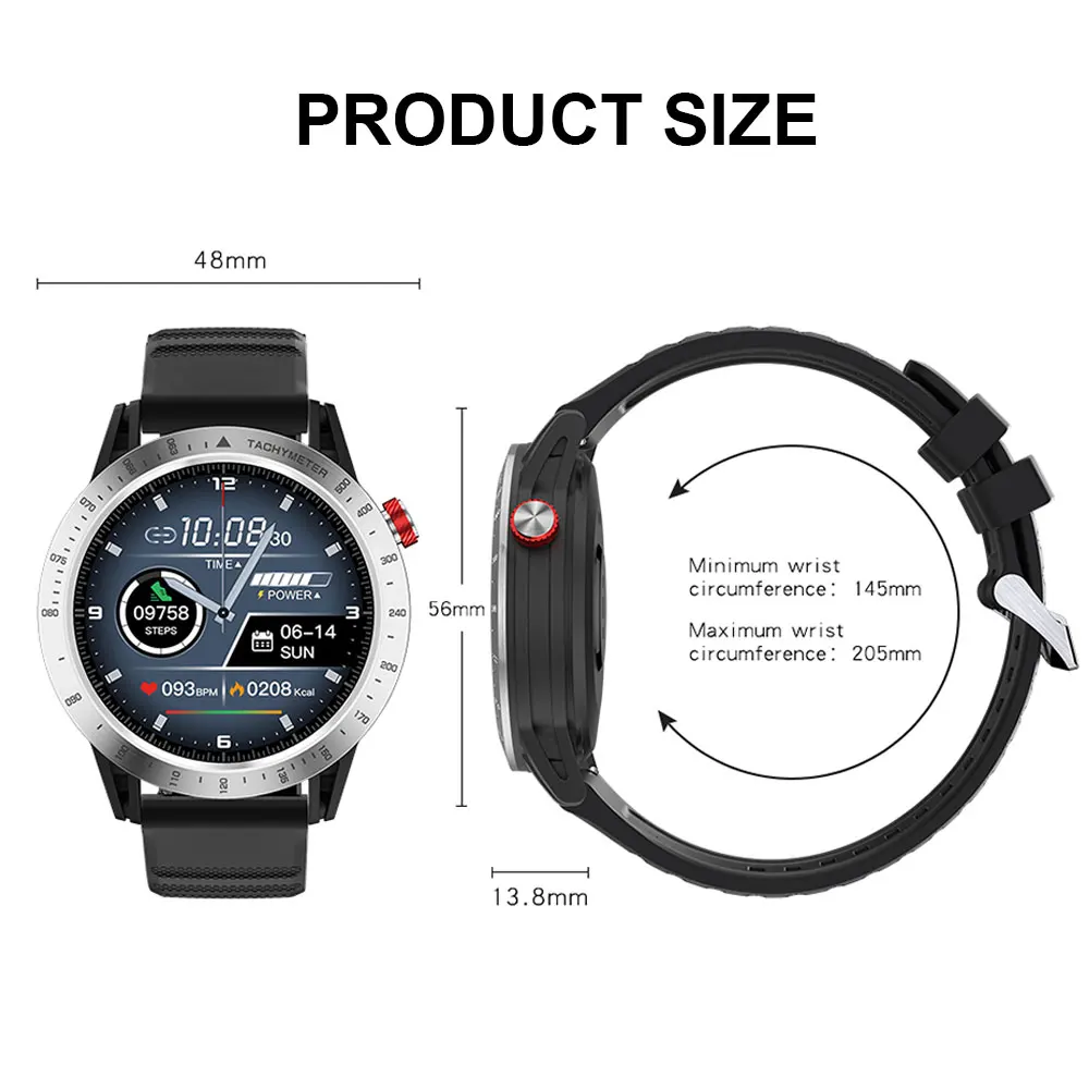 lokmat comet 1 3full touch screen sport smart watch heart rate waterproof finess tracker smartwatch men women for android ios free global shipping