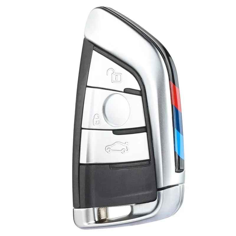 KEYECU 315MHz / 868 MHz PCF7953 Chip CAS3 System Keyless Go Upgraded 3 Button Remote Key Fob for BMW 3/5series X5 X6 KR55WK49123 |