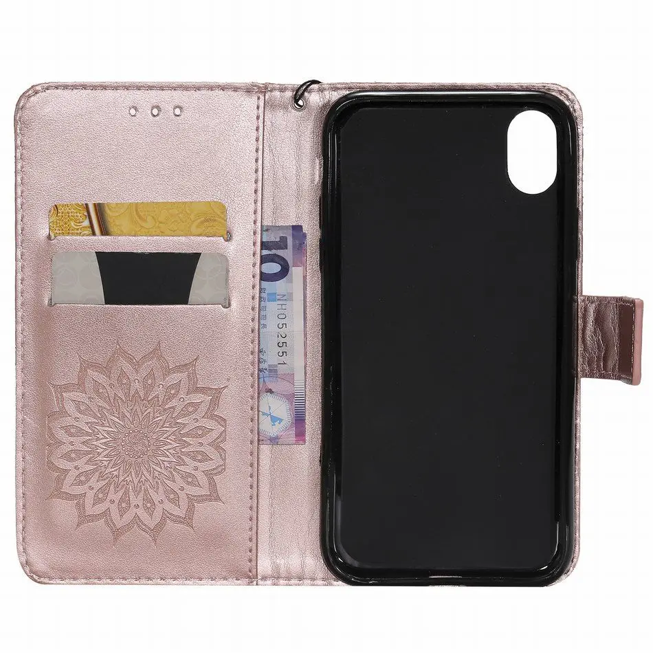 

Datura Flower Leather Stand Cover For Bags apple iPhone XR X XS 11 Pro Max 2019 7 8 Plus 7G 8G Flip Card Slot Book Cover DP13F