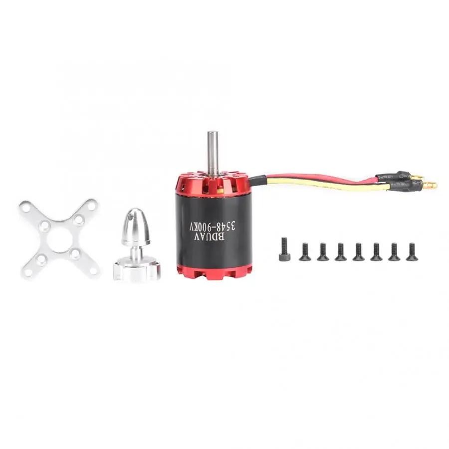 1 шт. безщеточный мотор для внешнего ротора из нержавеющей стали 2826 красный