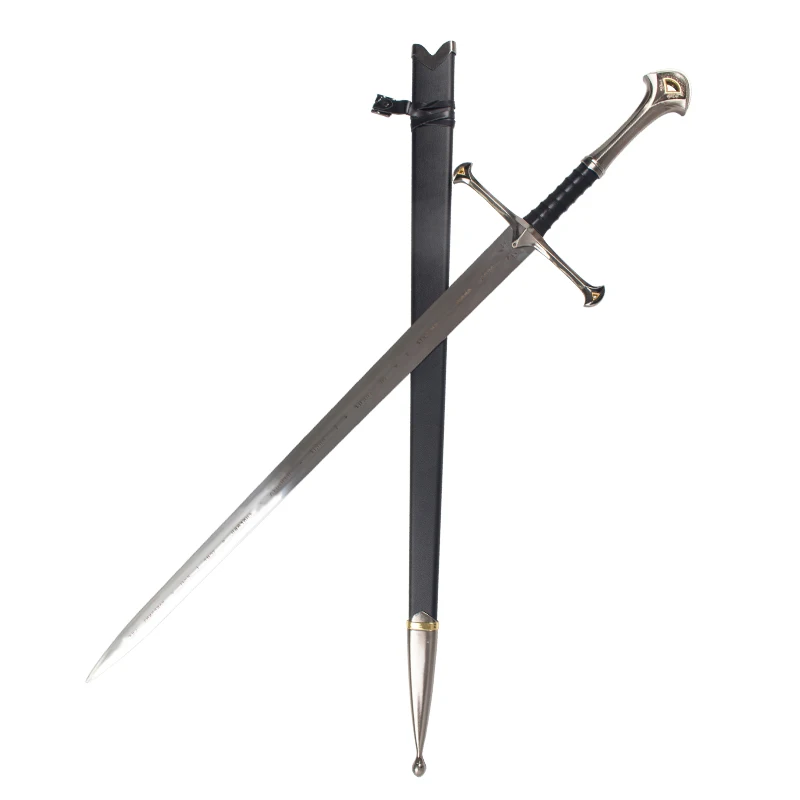 Властелин колец Aragorn II Narthil длинный меч длина 132 см/104 см вес 2 6 кг/1 7 кг нержавеющая