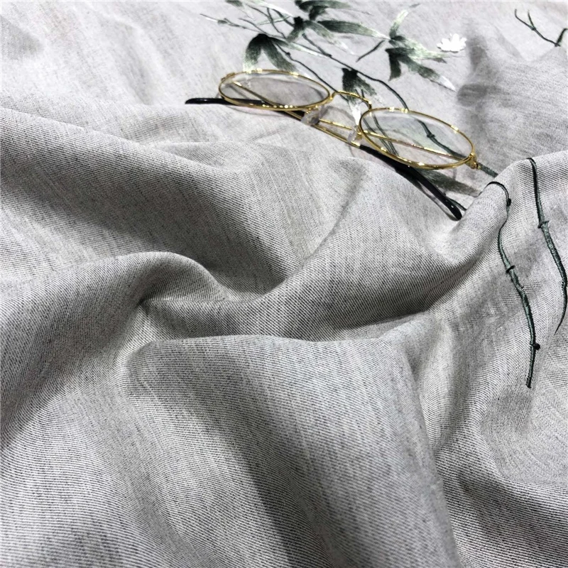 2020 бамбуковое мягкое одеяло из шелка тутового шелкопряда с вышивкой чистый