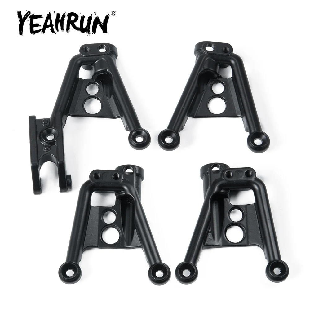 

YEAHRUN 4Pcs Metal Front & Rear Shock Absorbers Damper Towers Mount for Axial SCX10 II 90046 90047 1/10 RC Crawler Car Parts