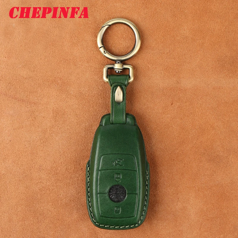 Leather Car Key Case Cover For Mercedes Benz E Class W213 E200 E260 E300 E320 W177 W205 W222 A205 A217 A238 S205 S213 C205 | Автомобили и