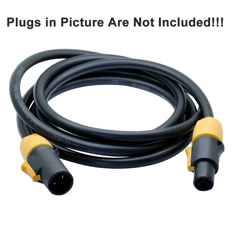 

9M Speak-on Powerconnector Cable 2.5(mm2) Wire Cord for 3 Pin AC Powrer Plug Jack Socket OD 10.5MM Length 9 Meters