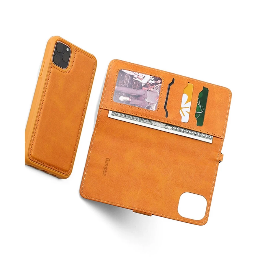 Bzmpbz Protective cases for smartphones For iphone 12 pro case cover Two in one Leather case