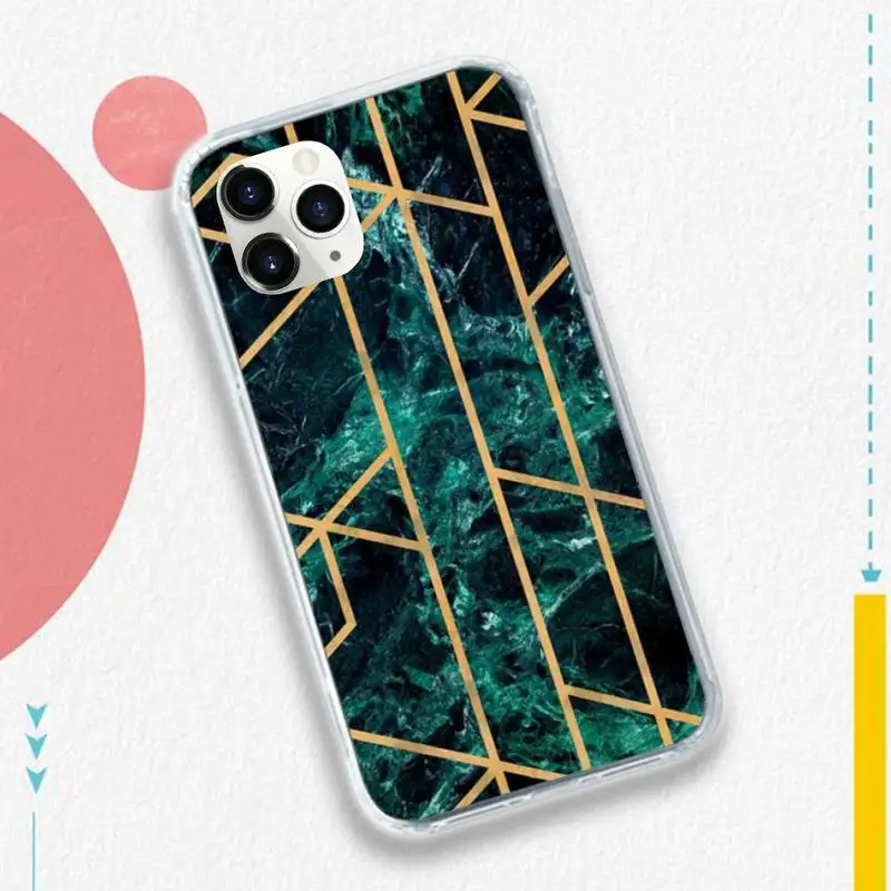 

Geometric Marble glitters fashion pattern high quality Phone Case for iPhone 11 12 pro XS MAX 8 7 6 6S Plus X 5S SE 2020 XR