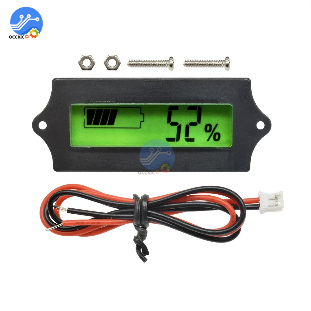 Индикатор емкости литиевых батарей BMS тестер 24 В 18650 для LiPo уровня мощности