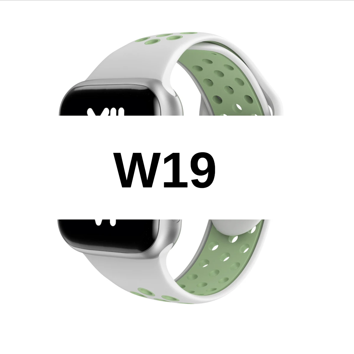 W19 smart watch ultra-clear large screen 1.69 inch Bluetooth synchronization health detection multi-language smart bracelet