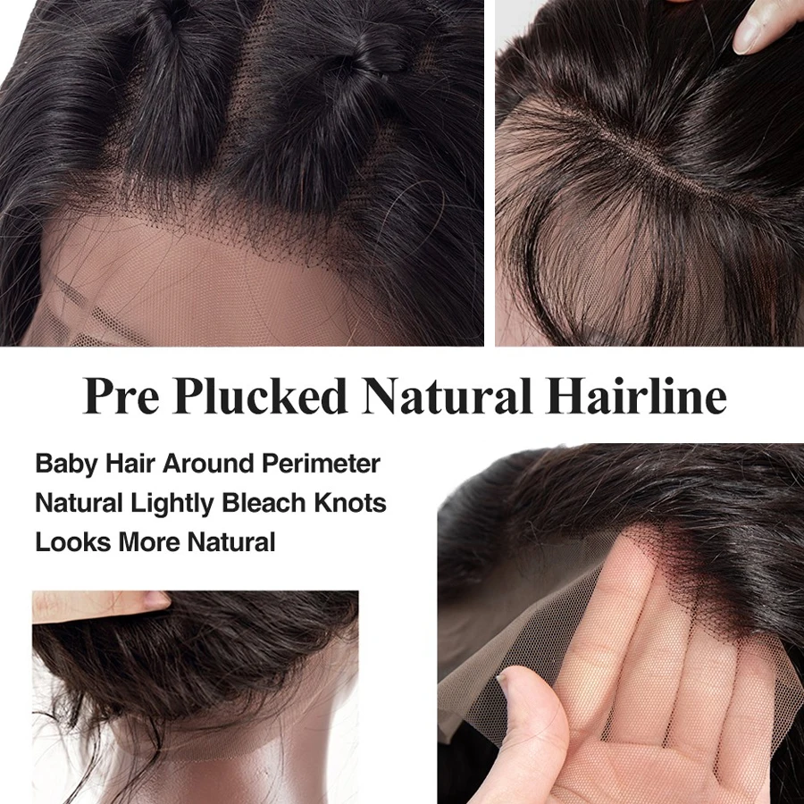 

Loose Wave Human Hair Wigs Pre Plucked With Baby Hair Remy Peruvian Wigs 13x4 Lace Front Human Hair Wigs 150% Density Dorisy
