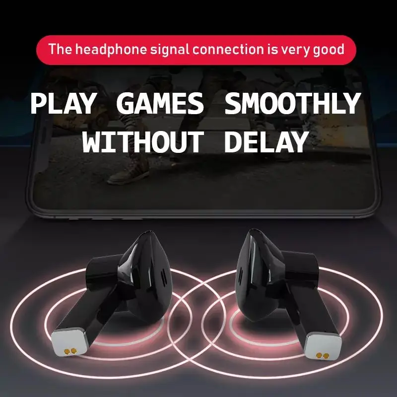 Новинка 2021 TWS наушники OneDer со светодиодным дисплеем Bluetooth беспроводные игровая