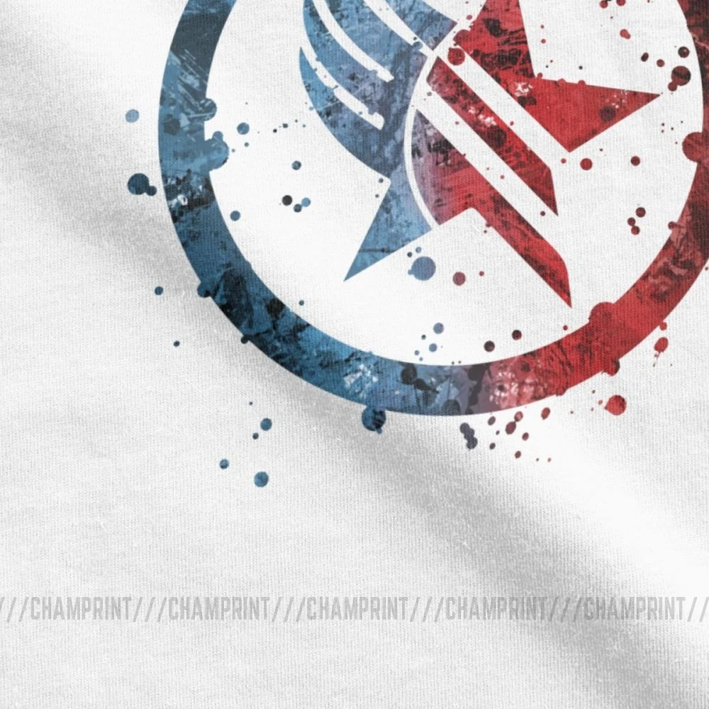Мужская хлопковая футболка с коротким рукавом принтом Renegade Paragon Combo массовым