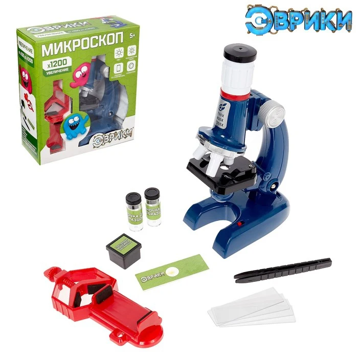 Микроскоп Юный исследователь увеличение х1200|Микроскопы| |