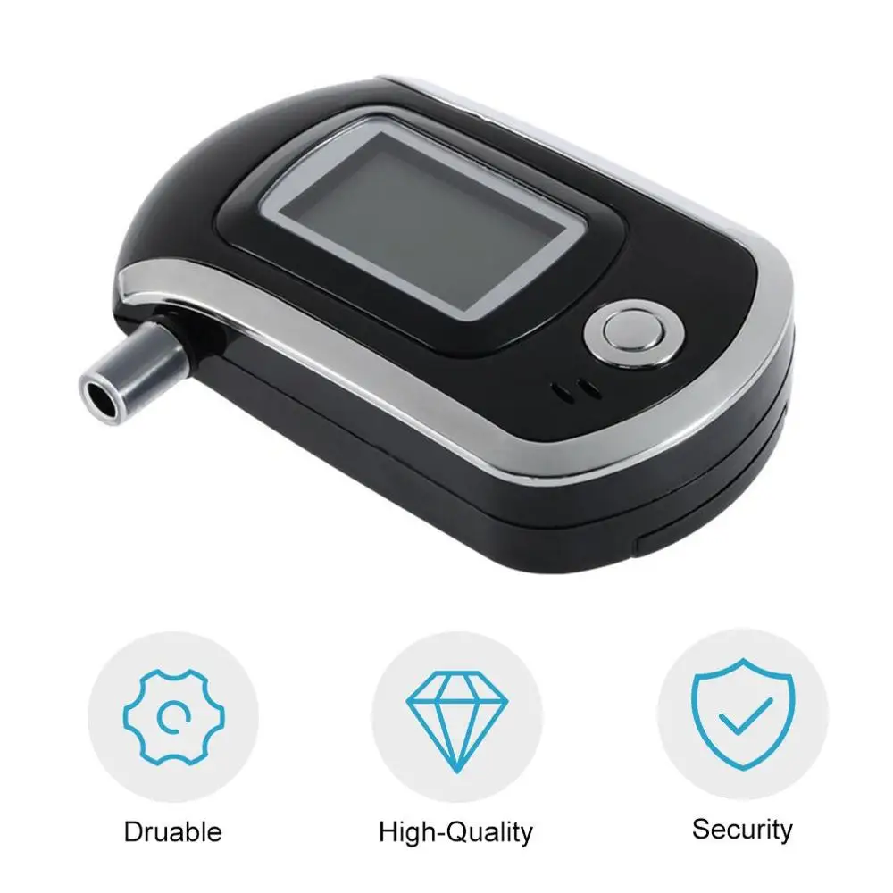 Новый алкотестер профессиональный цифровой анализатор дыхания с большим