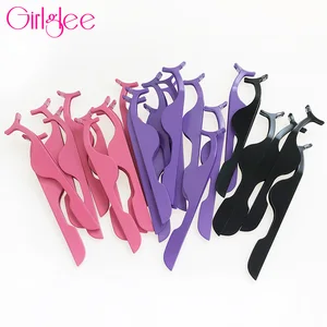 Пинцет для ресниц из нержавеющей стали пинцет для макияжа ресниц 1 пинцет для норковых ресниц аппликатор Зажим инструменты для макияжа глаз