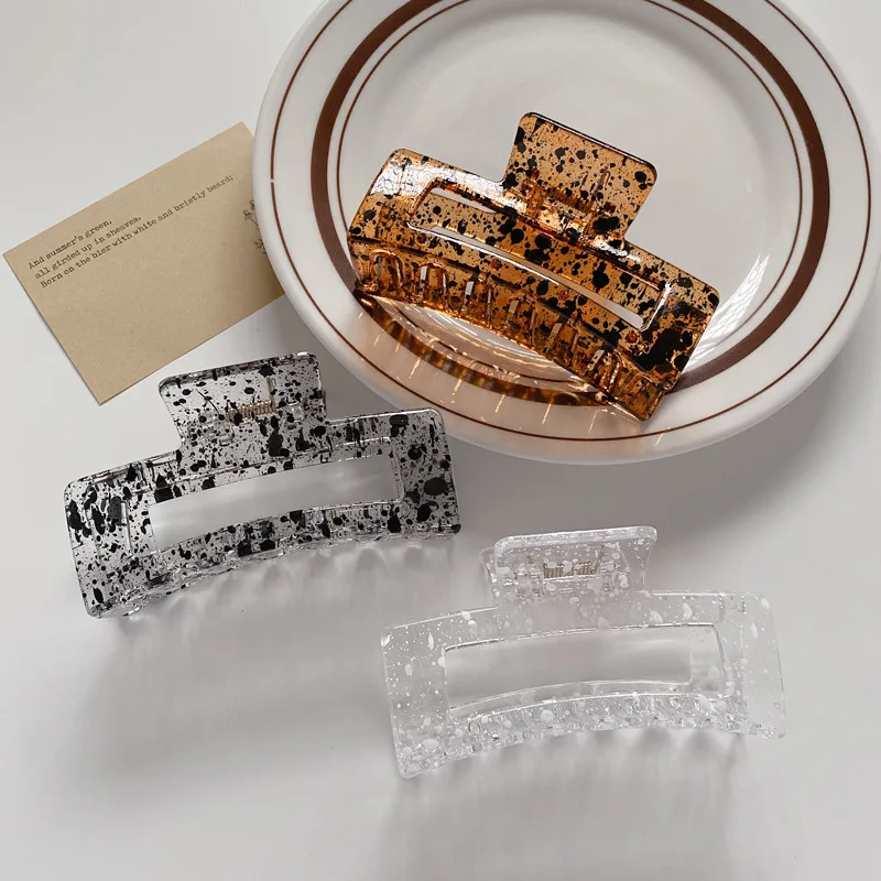 

Модные простые женские заколки для волос для девочек женские аксессуары для волос в Корейском стиле большой размер ретро Элегантные головн...