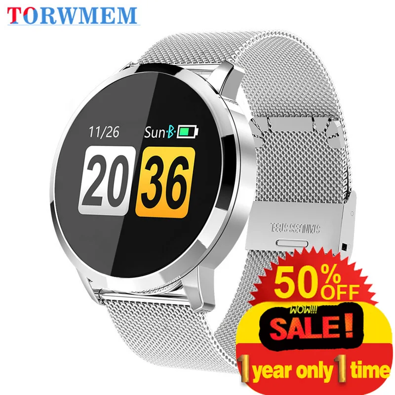 Смарт часы Q8 с цветным OLED экраном модные женские фитнес трекером пульсометром VS