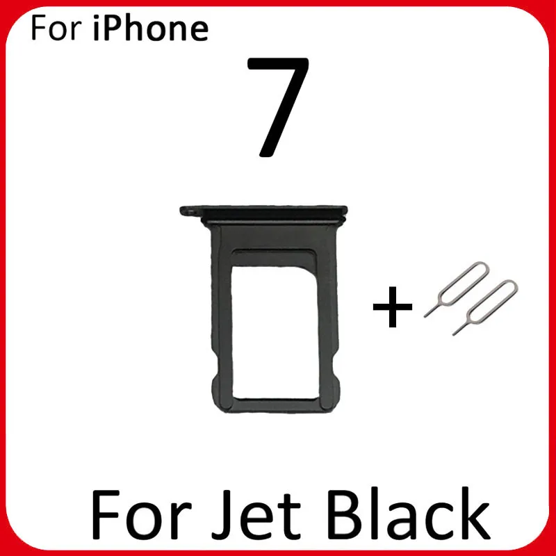 Новинка лоток для Sim-карт Nano держатель Слот iphone 7 7G Plus запасная часть SIM-карты