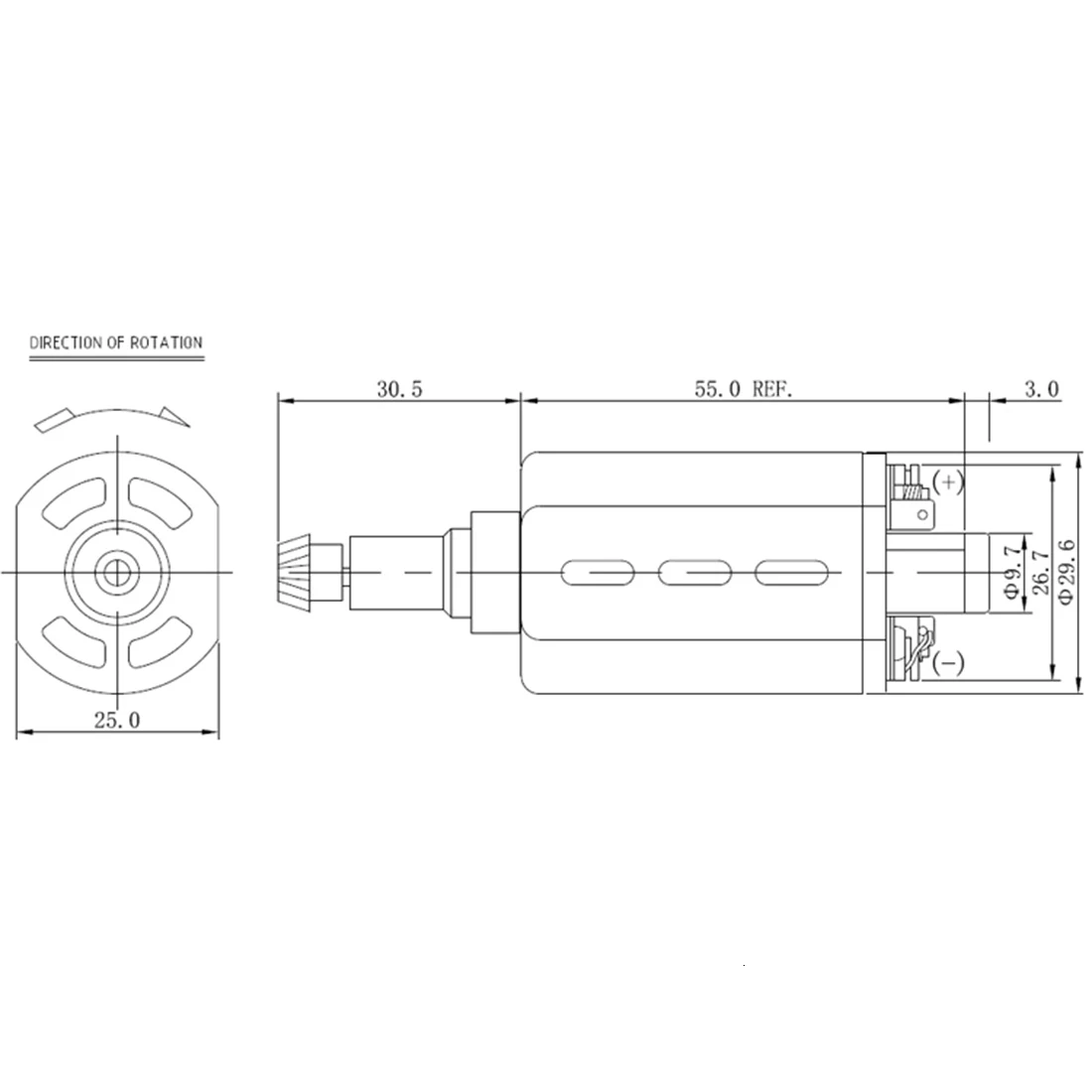 Водные гелевые бусинки Запчасти 480 длинные оси 11,1-31000 rpm Сильные магниты NdFeB(неодим-железо-бор полые постоянного тока с мотором Шестерни для XWE M4 № 2 Шестерни коробка