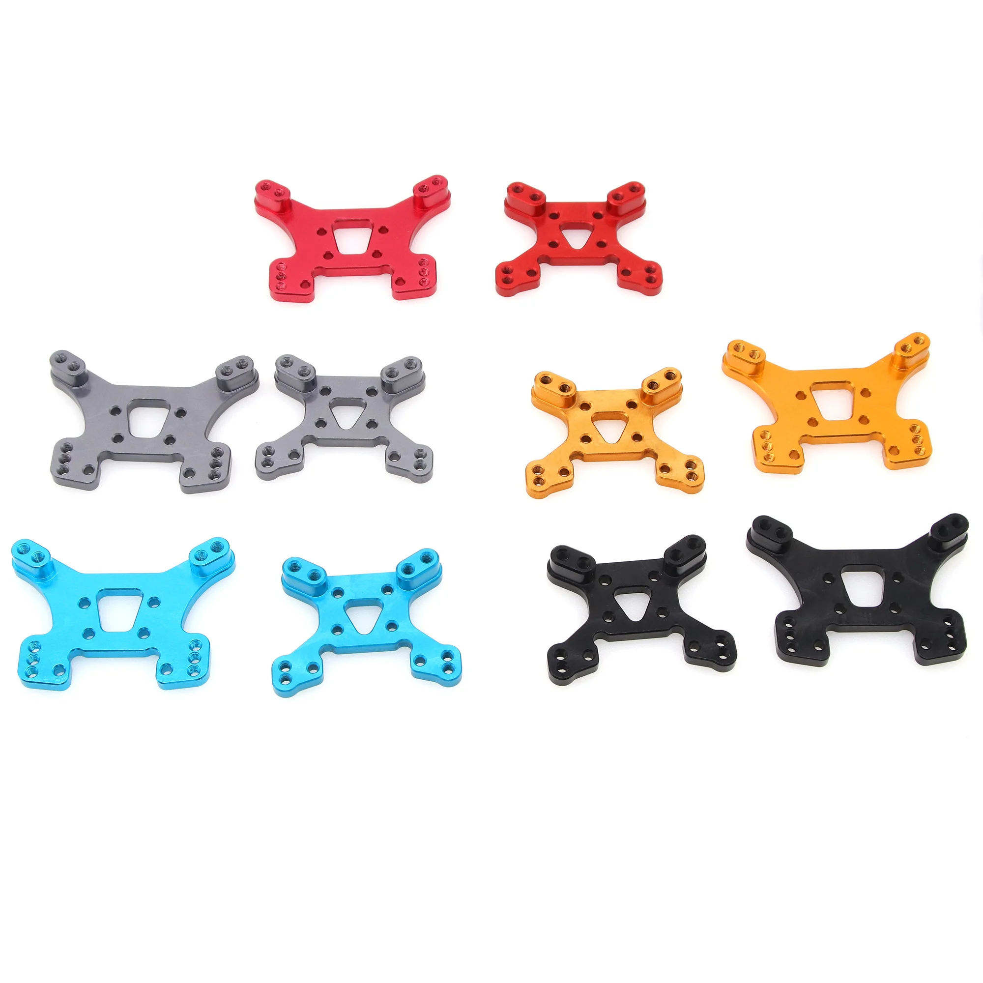 Набор передней и задней доски башни амортизаторов Part 144001 - запасные части для WLtoys 1/14 4WD RC Car.