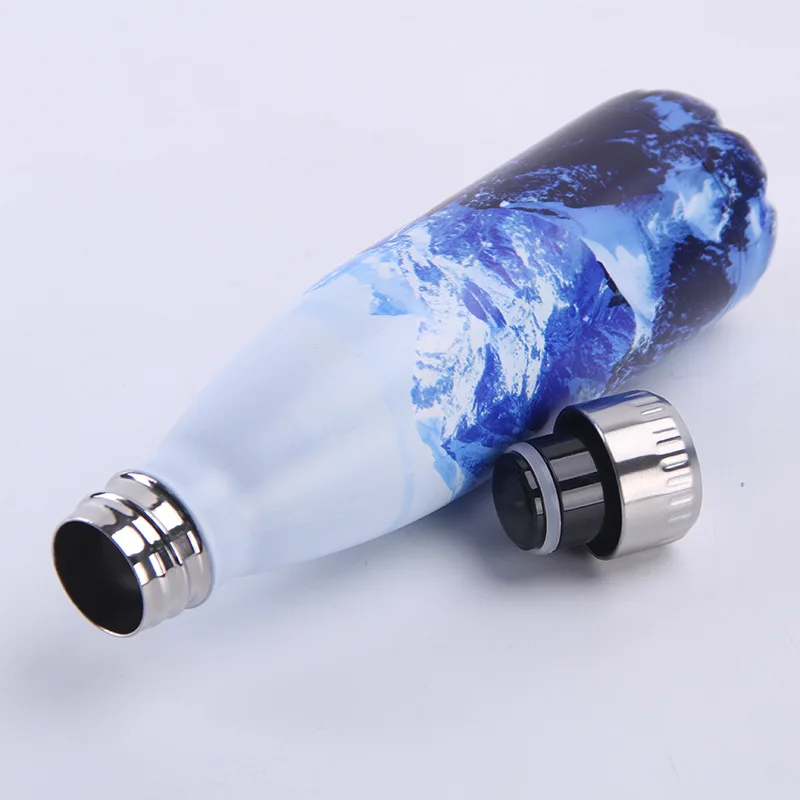 072-075 LOGO Custom Stainless Steel Bottle For Water Thermos Vacuum Insulated Cup Double-Wall Travel Drinkware Sports Flask | Дом и сад