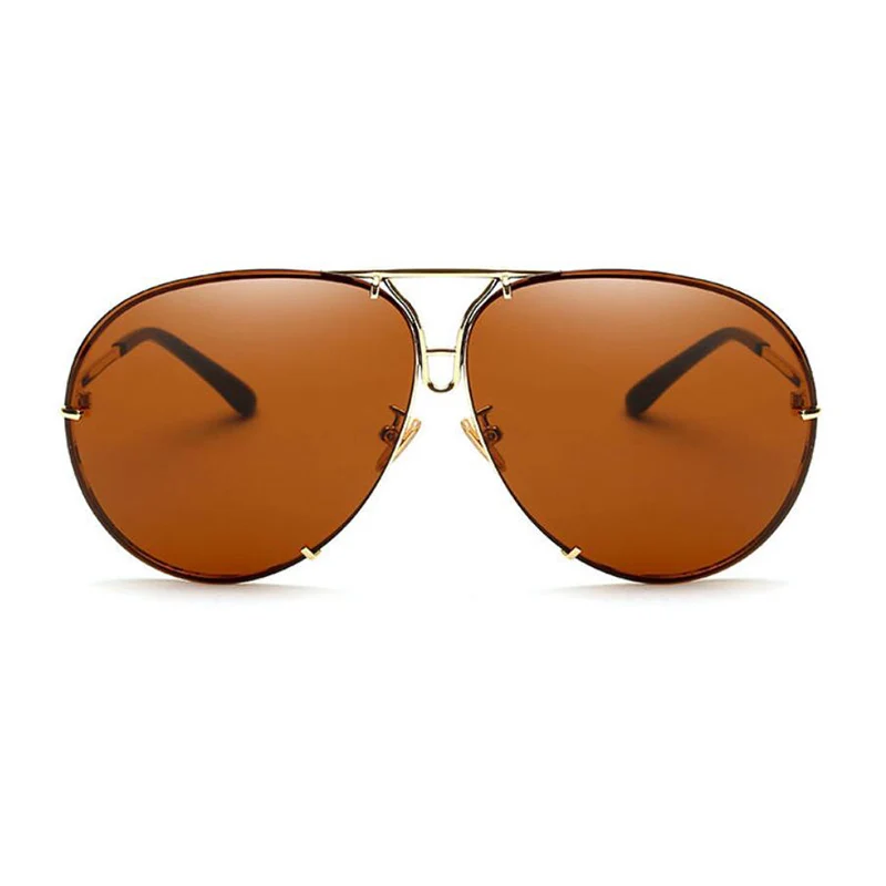 Солнцезащитные очки авиаторы UV400 для мужчин и женщин модные большие солнечные