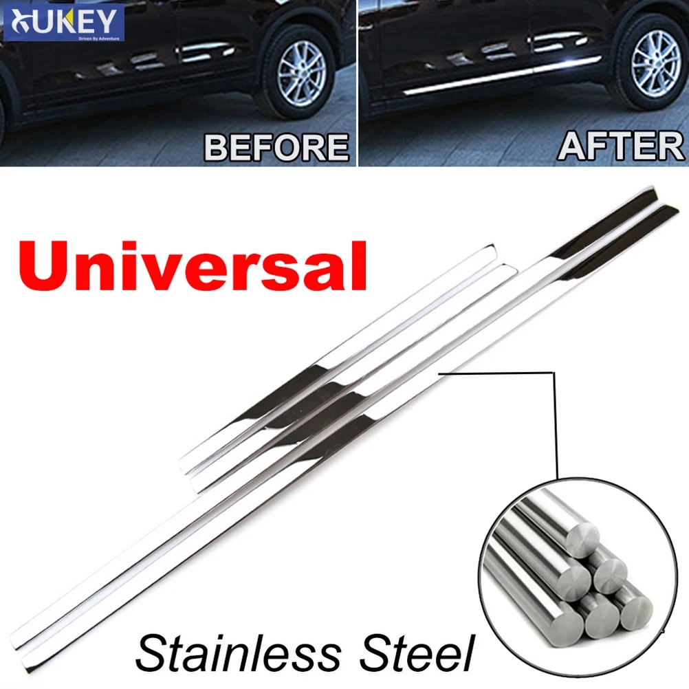 Универсальная хромированная накладка 35/17 дюймов для боковой двери Toyota Hilux Honda C RV VW