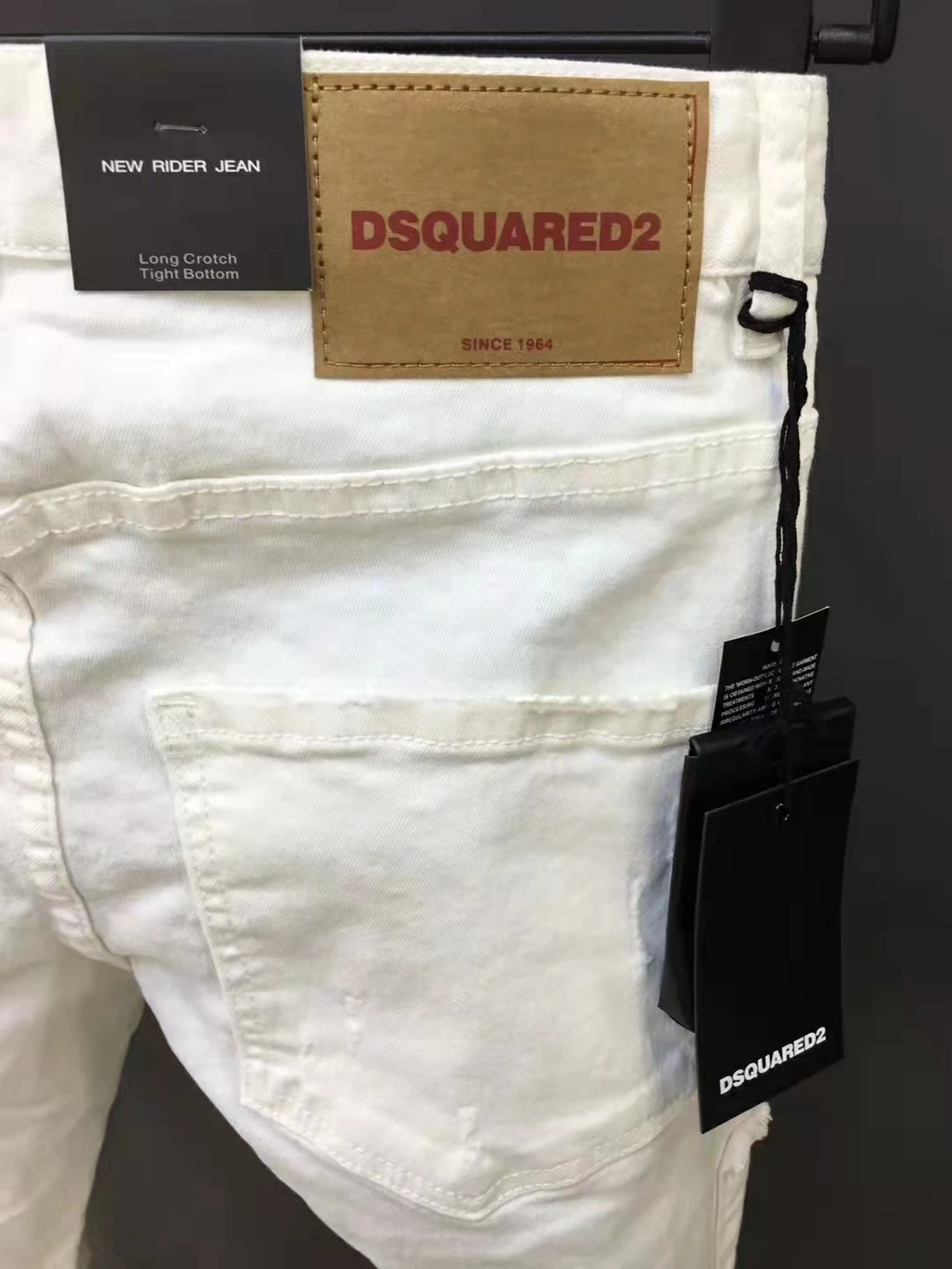 DSQUARED2 европейские Стильные мужские тонкие джинсовые брюки джинсы прямые